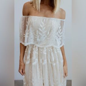 Baltic Born Leon Off Shoulder Maxi Dress